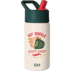 imageSimple Modern Kids Summit Water Bottle with Straw Lid  Transformers 14oz Stainless Steel Cup Insualted Tumbler for Toddlers Boys School  Transformer Bumble BeeHot Wheels Body Shop