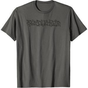 imageTransformers Bumblebee Urban Style Graffiti Text Logo TShirtAsphalt Grey