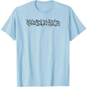 imageTransformers Bumblebee Urban Style Graffiti Text Logo TShirtBaby Blue