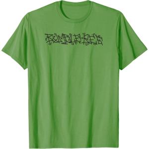 imageTransformers Bumblebee Urban Style Graffiti Text Logo TShirtGrass Green