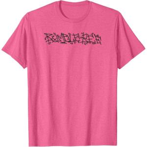 imageTransformers Bumblebee Urban Style Graffiti Text Logo TShirtPink Heather