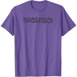 imageTransformers Bumblebee Urban Style Graffiti Text Logo TShirtPurple Heather