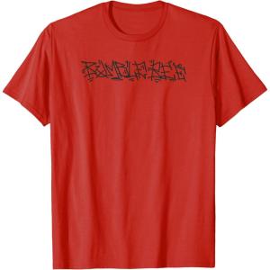 imageTransformers Bumblebee Urban Style Graffiti Text Logo TShirtRed
