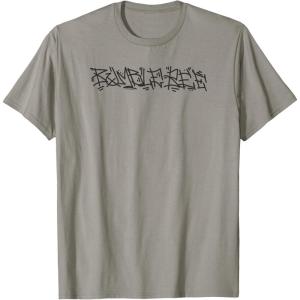 imageTransformers Bumblebee Urban Style Graffiti Text Logo TShirtSlate Grey