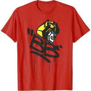 imageTransformers Classic BB Bumblebee Graffiti Face Portrait TShirtRed
