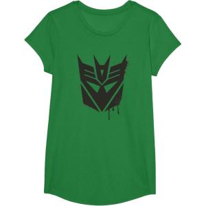 imageTransformers Decepticons Dripping Paint Logo Silhouette TShirtKelly Green