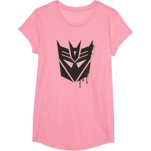 imageTransformers Decepticons Dripping Paint Logo Silhouette TShirtPink