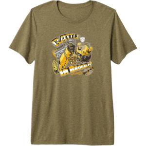 imageTransformers Rise of the Beasts Battle In Brooklyn Retro Premium TShirtOlive Green