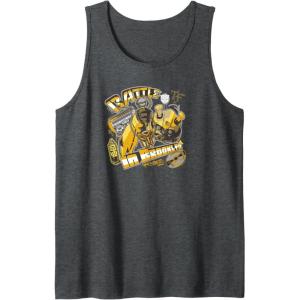 imageTransformers Rise of the Beasts Battle In Brooklyn Retro Tank TopDark Heather Grey