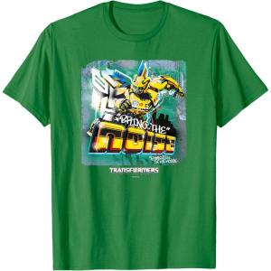 imageTransformers Rise of the Beasts Bring The Noise Bee Art TShirtKelly Green