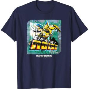 imageTransformers Rise of the Beasts Bring The Noise Bee Art TShirtNavy Blue