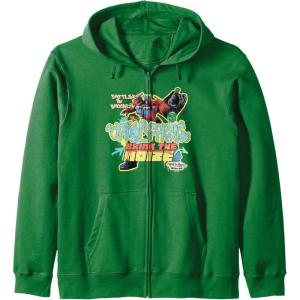 imageTransformers Rise of the Beasts Bring The Noise Retro Shot Zip HoodieDark Green