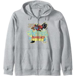 imageTransformers Rise of the Beasts Bring The Noise Retro Shot Zip HoodieHeather Grey