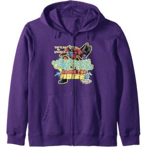 imageTransformers Rise of the Beasts Bring The Noise Retro Shot Zip HoodiePurple