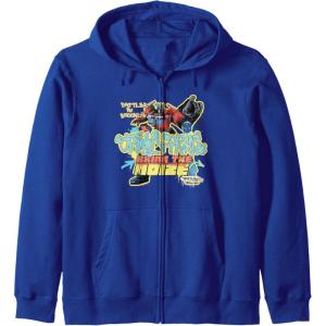 imageTransformers Rise of the Beasts Bring The Noise Retro Shot Zip HoodieRoyal Blue