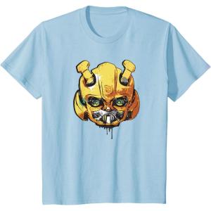 imageTransformers Rise of the Beasts Bumblebee Face Graffiti TShirtBaby Blue