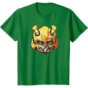 imageTransformers Rise of the Beasts Bumblebee Face Graffiti TShirtKelly Green