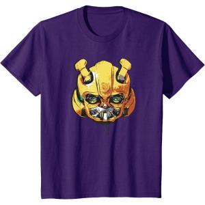 imageTransformers Rise of the Beasts Bumblebee Face Graffiti TShirtPurple