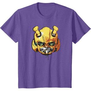 imageTransformers Rise of the Beasts Bumblebee Face Graffiti TShirtPurple Heather