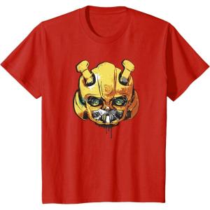 imageTransformers Rise of the Beasts Bumblebee Face Graffiti TShirtRed