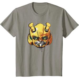 imageTransformers Rise of the Beasts Bumblebee Face Graffiti TShirtSlate Grey