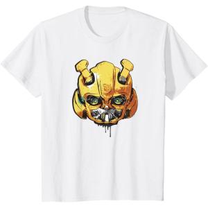 imageTransformers Rise of the Beasts Bumblebee Face Graffiti TShirtWhite
