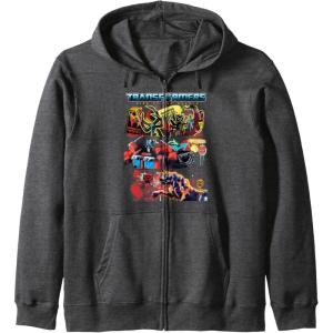 imageTransformers Rise of the Beasts Epic Graffiti Battle Panels Zip HoodieDark Heather Grey