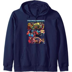 imageTransformers Rise of the Beasts Epic Graffiti Battle Panels Zip HoodieNavy Blue