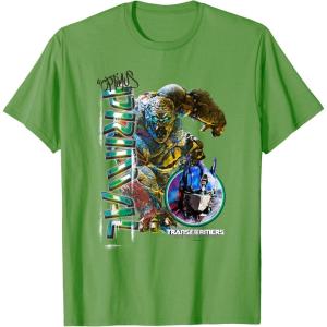 imageTransformers Rise of the Beasts Optimus Primal Urban Style TShirtGrass Green