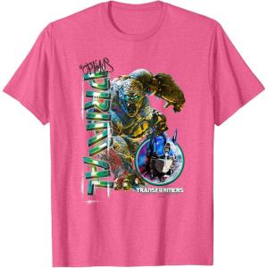 imageTransformers Rise of the Beasts Optimus Primal Urban Style TShirtPink Heather