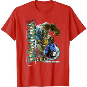 imageTransformers Rise of the Beasts Optimus Primal Urban Style TShirtRed