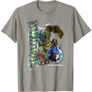 imageTransformers Rise of the Beasts Optimus Primal Urban Style TShirtSlate Grey