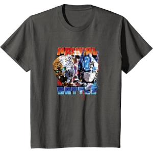 imageTransformers Rise of the Beasts Primal Battle Action Poster TShirtAsphalt Grey