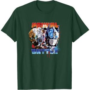 imageTransformers Rise of the Beasts Primal Battle Action Poster TShirtDark Green