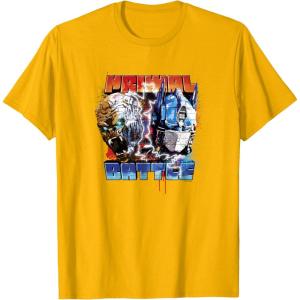 imageTransformers Rise of the Beasts Primal Battle Action Poster TShirtGolden Yellow