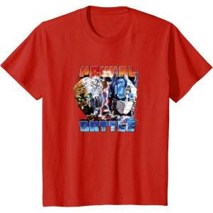 imageTransformers Rise of the Beasts Primal Battle Action Poster TShirtRed