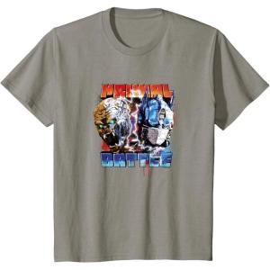 imageTransformers Rise of the Beasts Primal Battle Action Poster TShirtSlate Grey
