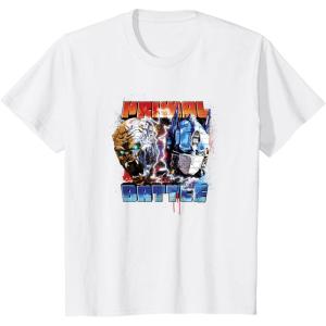 imageTransformers Rise of the Beasts Primal Battle Action Poster TShirtWhite