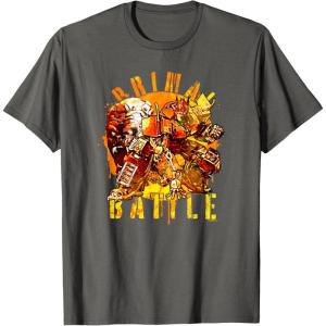 imageTransformers Rise of the Beasts Primal Battle Dripping TShirtAsphalt Grey