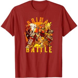 imageTransformers Rise of the Beasts Primal Battle Dripping TShirtCranberry Red