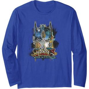 imageTransformers Rise of the Beasts Robots With Attitude Poster Long Sleeve TShirtRoyal Blue