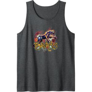 imageTransformers Rise of the Beasts Savage Cheetor Graffiti Tank TopDark Heather Grey