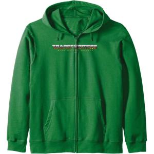 imageTransformers Rise of the Beasts Shaded Movie Logo Zip HoodieDark Green