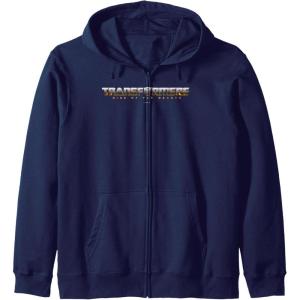 imageTransformers Rise of the Beasts Shaded Movie Logo Zip HoodieNavy Blue