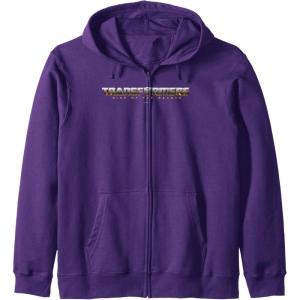 imageTransformers Rise of the Beasts Shaded Movie Logo Zip HoodiePurple