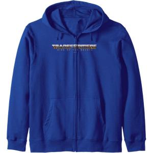 imageTransformers Rise of the Beasts Shaded Movie Logo Zip HoodieRoyal Blue