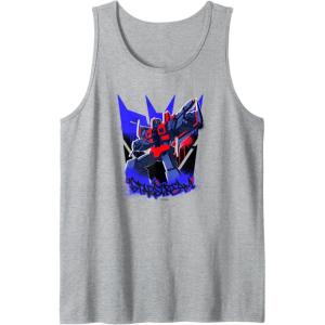 imageTransformers Starscream Graffiti Painted Wall Portrait Tank TopHeather Grey