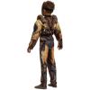 imageDisguise Cheetor Transformers Costume for Kids Official Transformers Rise of the Beasts Muscle Padded Costume and Mask