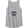 imageTransformers Autobots Written In Cybertronian Distressed Tank TopHeather Grey