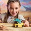 imageTransformers CYBERWORLD Bumblebee Armored Cyber Changers 4Inch Action Figure Quick Change to Car Mode Robot Toys for Boys and Girls 6 and Up